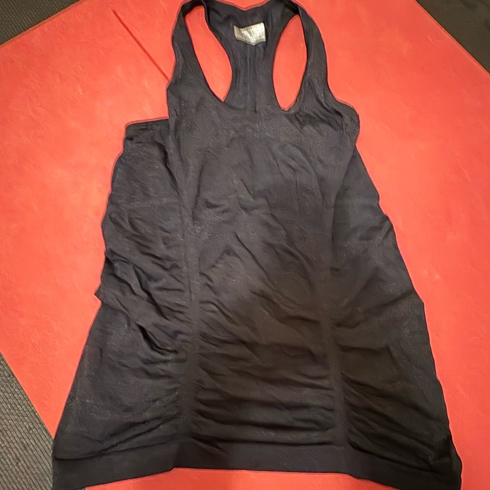 Athleta Black Racerback Tank Top